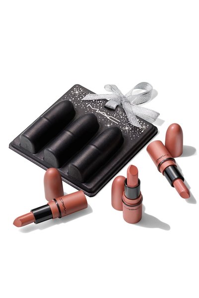 M.A.C TEDDY PARTY MINI LIP TRIO – 3-PIECE MINI MATTE LIPSTICK SET – NEW YEAR'...