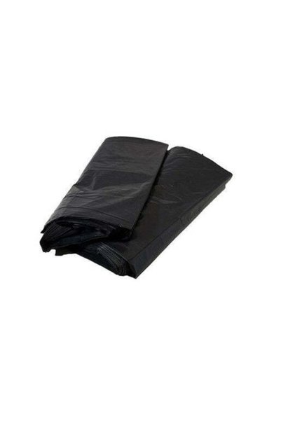 FOXMAG24 Pachet de 100 de pungi negre din polietilenă de uz alimentar, 100x54 cm