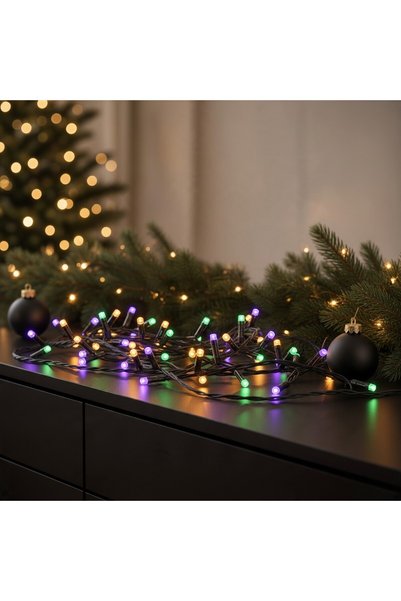 Ornament24 Instalatie de Craciun liniara 48 LED, 5 metri, multicolor, ghirlan...