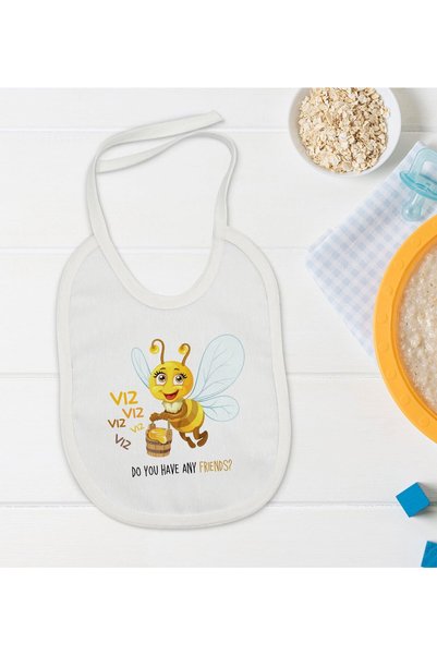 Bk Gift BK Kids Cute Bee-Printed Baby Bib - Model 1
