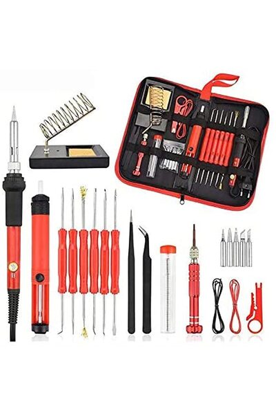 SKEIDO Adjustable Electric Solder Station Iron Kits EU/US Multifunctional Pyr...