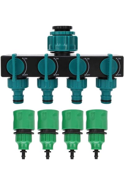 Generic Garden Hose Pipe Splitter, Plastic Drip Irrigation Water Connector, A...