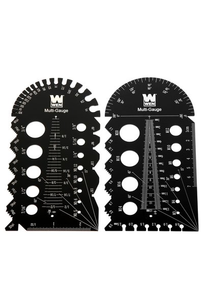 wen ME210G Metric and Imperial Metal Thread Pitch Multi-Gauge with Carrying C...