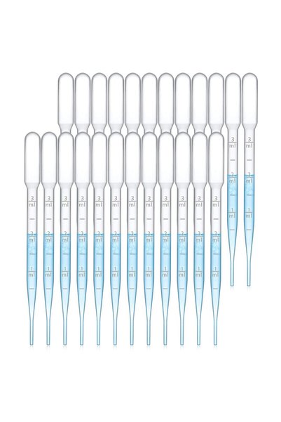 Monico 100PCS 3ML Pipettes, Disposable Pasteur Pipette, Eye Dropper, Plastic ...