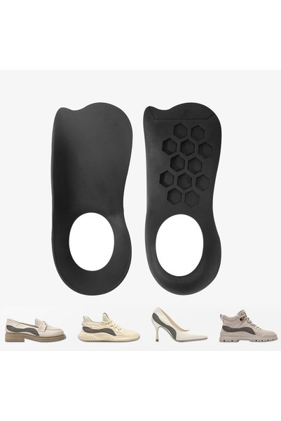 AZONEE Arch Support Insoles for Plantar Fasciitis Relief, Corrects Flat/High ...