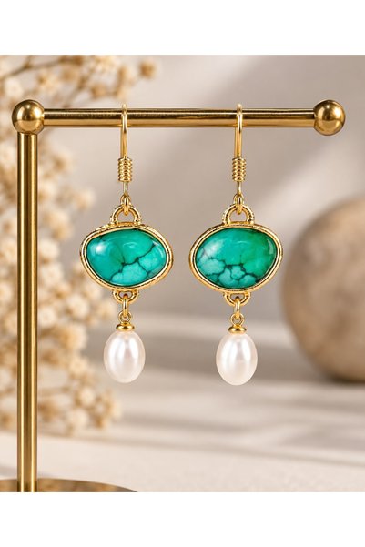 SEMUDA Women's Dangle Vintage Earrings