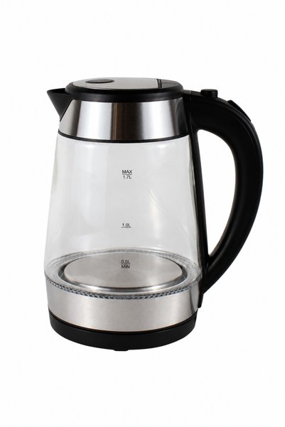 Luxis Γυάλινος Ηλεκτρικός Βραστήρας, 2200 W, 1,7 L, Φωτισμός LED και 360 °   ...
