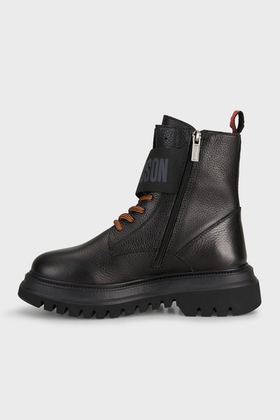 Harley Davidson Becki Bağcıklı Fermuarlı Deri Bot Kadın BOT 021G100554 CTN