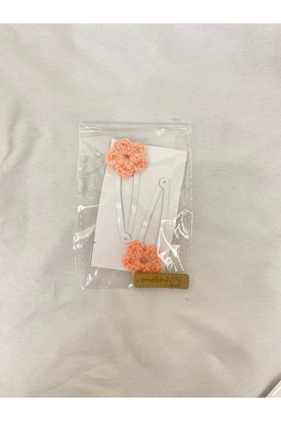 Generic Brand Small Rose Hair Clip Pair - Handmade