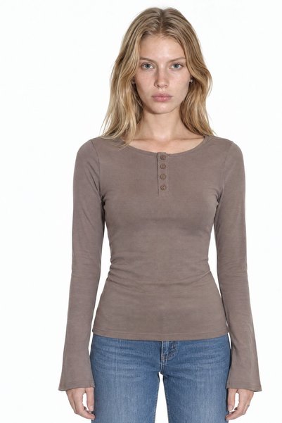 Hiccup Busem Simple Modal Cotton Blouse