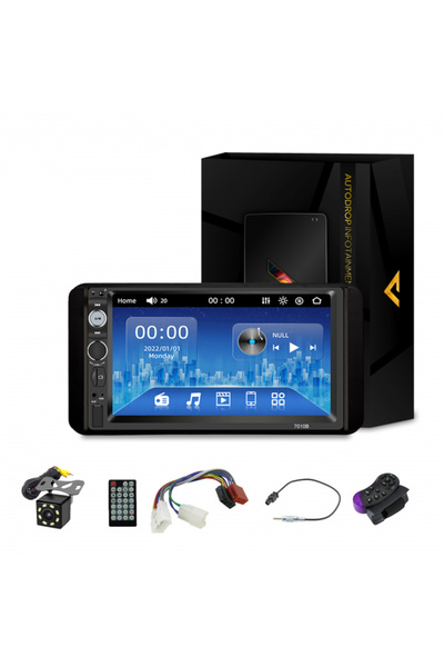 AutoDrop MP5 Player για Toyota, WinCE, Bluetooth, USB, κάρτα SD, κάμερα οπισθ...