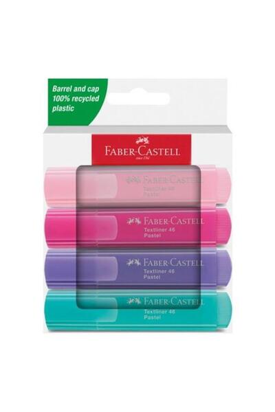 Faber Castell Faber-castell highlighter pen pastel 4-pack 46