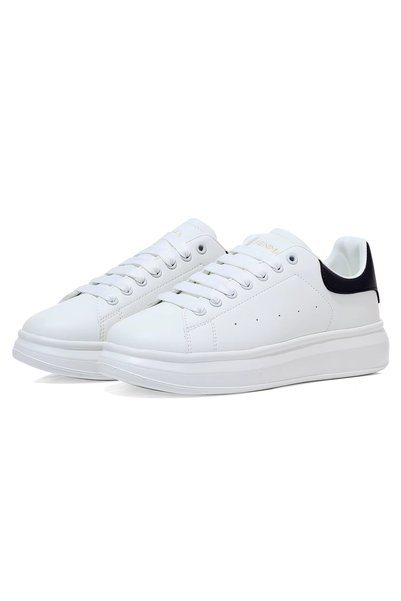 Minimalist Sneakers Bărbați, unisex, Albi X din Piele Ecologică, Adidași Casu...