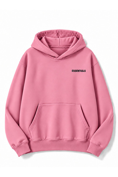Boi Oversized Hooded Essential Es 404 Sweatshirt, Unisex, Loose-Fit Hoodie.