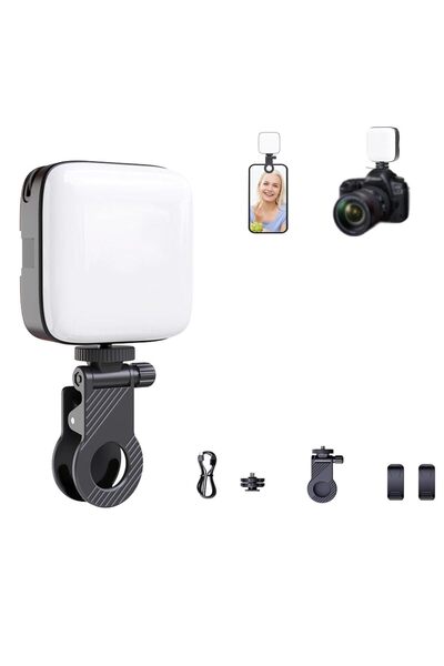 LinJie LED Video Light,3 Lights Modes Video Light Photo,Portable Full-Screen ...