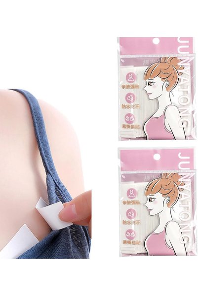 Aputue Double Sided Tape for Clothing, 2Pcs Invisible Fabric Tape for Clothes...