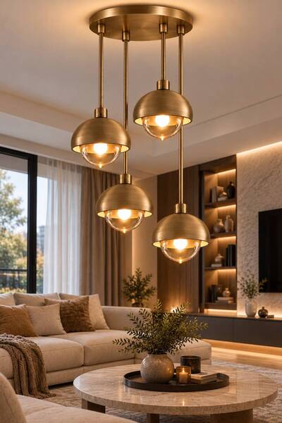 Lumia Lighting Kleopatra Model 4"lü Eskitme Oturma Çocuk Yatak Odası Modern A...