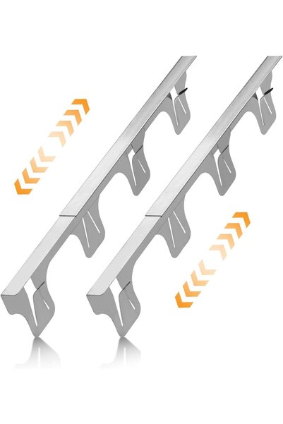 KASTWAVE حاجز فجوة الموقد، أغطية فجوات الموقد من الفولاذ المقاوم للصدأ، قابل ...