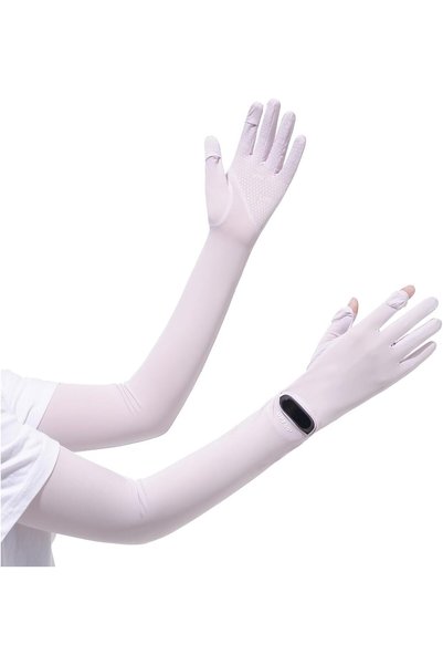 SYOSI UV Sun Protection Gloves 2 Pairs, UPF 50+ SPF 50 Lightweight Thin Glove...