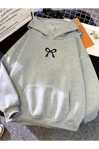HOFFNUNG Unisex cu imprimeu cu glugă Swea tricou |   supradimensionat , Bumba...
