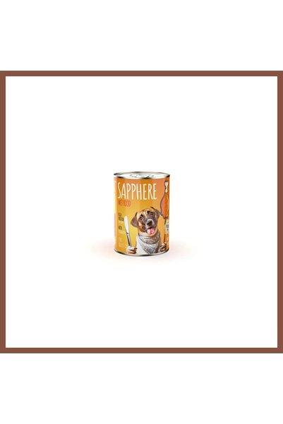 Sapphere Kümes Hayvanlı Yetişkin Köpek Konservesi 24 Adet 400 Gr DRY