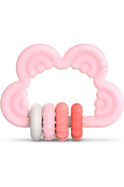 Suavinex Silicone Teether +6 Months. Step 3. Didactic Teether. Teething Ring....