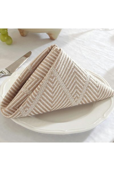 KASTWAVE Cloth Napkins Set of 6 Reusable Bohemian,17x17 Inch Napkins Cloth Wa...