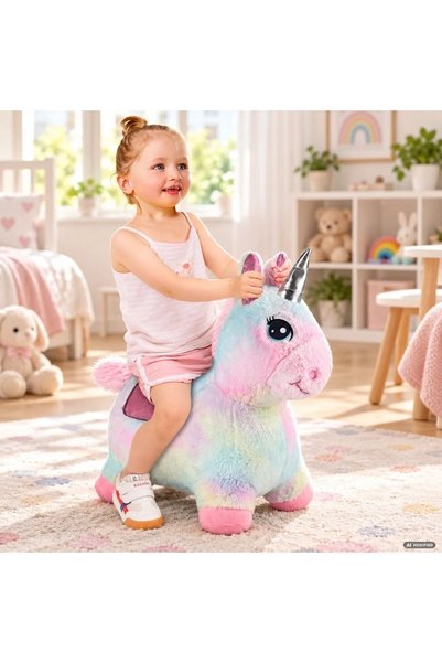 OEM CATIANO HOP HOP PLUS Jucărie de pluș unicorn, unicorn, pentru fete