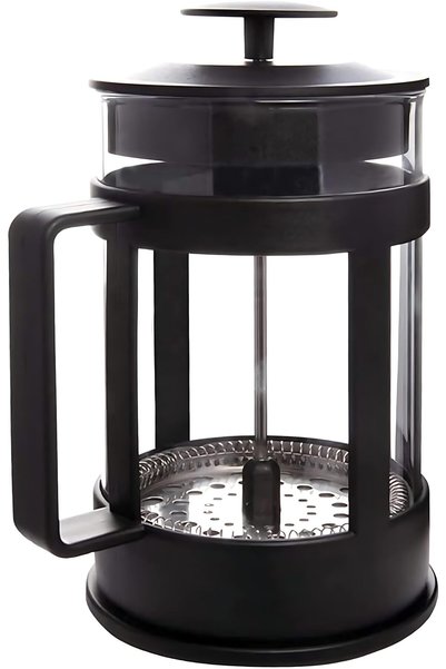 West Biking Manual French Coffee Press – 1L Borosilicate Glass Pot with Stain...