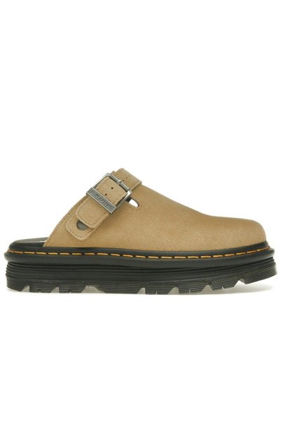 Dr. Martens Zebzag Σουέτ Μιουλς Πλατφόρμας Σλινγκμπακ Σαβάνα Ταν