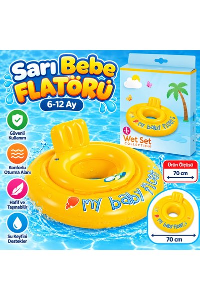 NW NessiWorld Sarı Bebe Flatörü 70 cm. (6-12Ay)