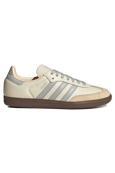 adidas Samba OG Κρεμ Λευκό Wonder Silver (Γυναικείο)