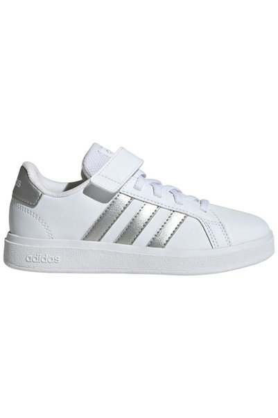 adidas Grand Court 2.0 Cloud White Matte Silver (GS)