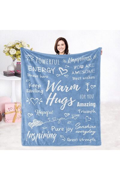 KASTWAVE Get Well Soon Blanket Gifts for Women & Men, Inspirational Warm Hugs...