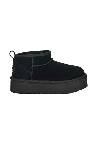 UGG Κλασική Μπότα Πλατφόρμας Ultra Mini Μαύρη (Παιδική)
