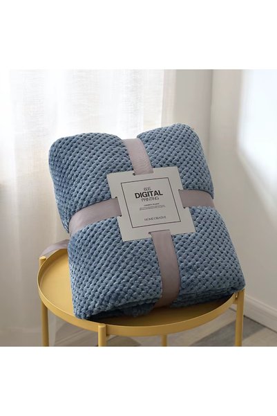 OEM Pătură pufoasă cu blană 200x230cm, model unic, material premium, pentru 2...