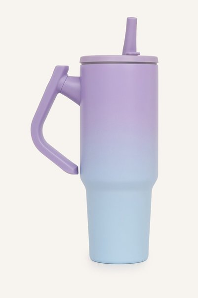 DeFacto Unisex Cup with Straw and Handle, Model H8540Axns.