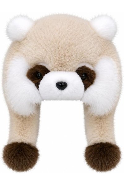 TERRIFI Pilot Aviator Hat, Kids Winter Trapper Hat, Cute Panda Plush Ear Flap...