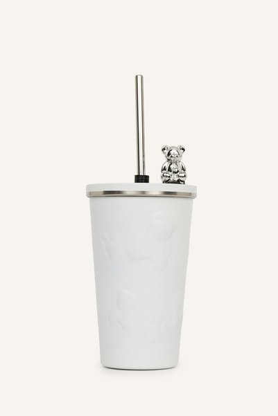 DeFacto Detailed Unisex Mug with a Pipette-Tipped Teddy Bear Design H8542Axns