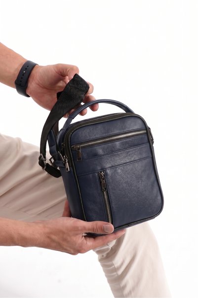 NahitaTyana Genuine Leather Men's Handbag, Shoulder Bag, and Crossbody Bag.