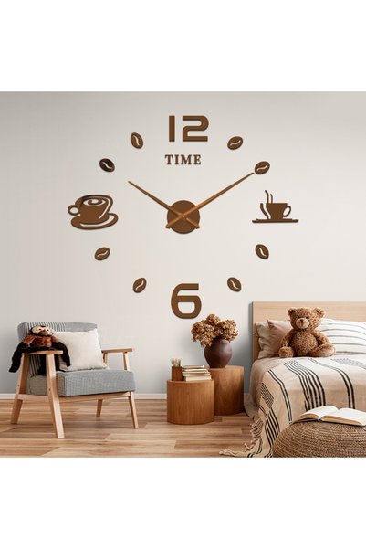 Generic Ceas de perete ZH174820, decor cafea, DIY