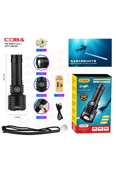 COBA Lanterna CB-D507-TG