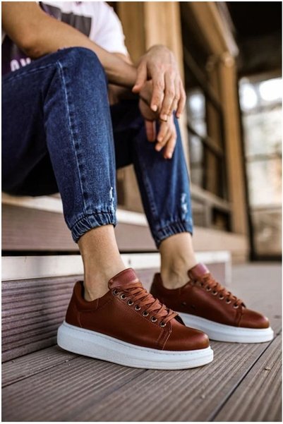 Nur store Çanta Men's Walking Lace-Up Casual Flexible Sports Shoes · Color: T...
