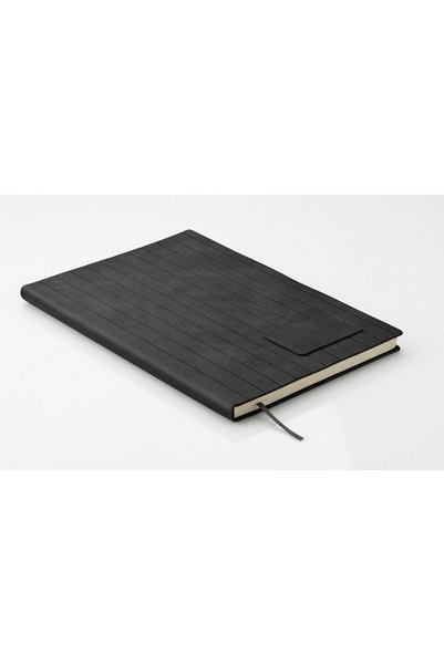JOY CREATIVE Caiet A5, coperta PU fumurie cu nervuri, 160 pagini liniate, Joy...