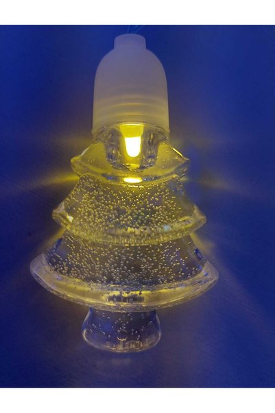SDX Market Instalație liniară de Crăciun, 2,7 m, cu 10 LED-uri tip brad de cr...