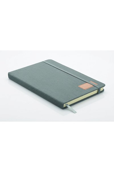 JOY CREATIVE Agenda A5, coperta tare RPET, 192 pagini liniate, Joy Creative, Gri