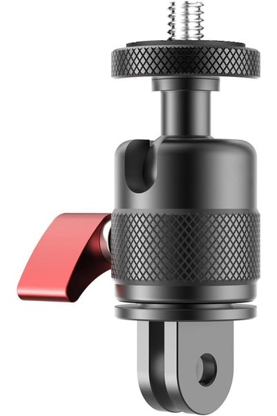 NALACAL Rotating Cold Shoe Mount for GoPro, 90 Degree Vertical Tripod Adapter...