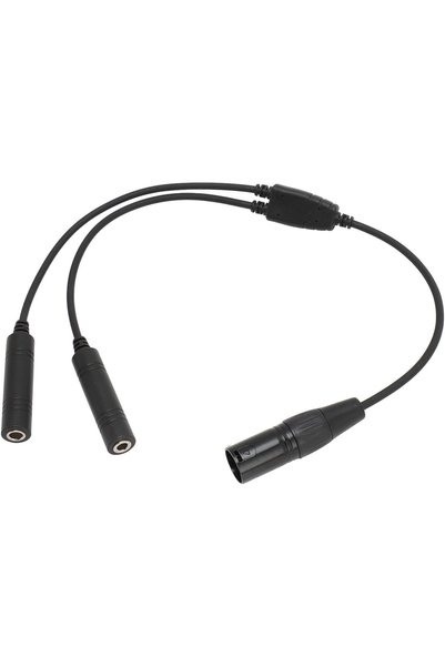 Generic محول سماعة رأس XLR من GA بقابس مزدوج، موصل سماعة رأس XLR بخمسة أطراف ...