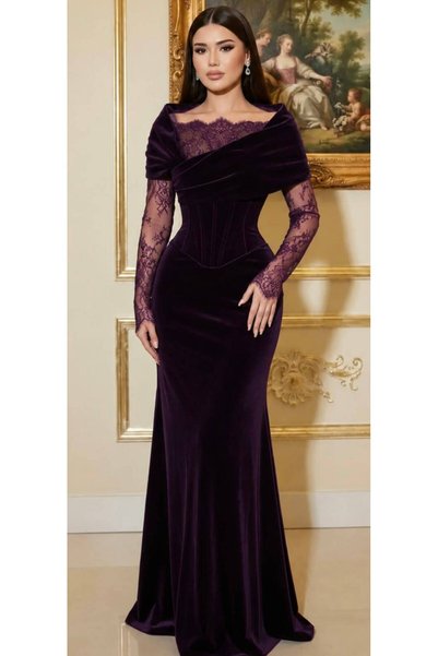 BAIT NAWAEM Royal Lilac Winter Dress 💜