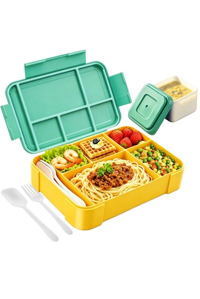Generic Lunch Box for Children's School,Kids Lunch Box with Compartments, Lea...
